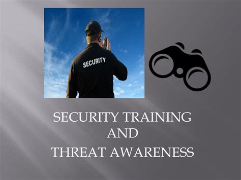 Security awareness training is also a good time to clarify your rules around intellectual property. . Physical security awareness training ppt